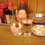 三ちゃん食堂 - 日本酒一合 ４００円(税込)