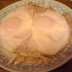 三ちゃん食堂 - ハムエッグ ２８０円(税込)