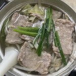 若松食堂 - 豚ちり鍋
