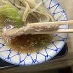 若松食堂 - 薄切りを重ねたミルフィーユ肉