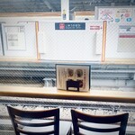 北海道バル ラベンダーキッチン - ホームに立ってる人と目が合う。と思っても、ホーム側からだとあまり気にならない