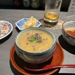 鮨とおばんざい 寿愛 - 蟹の茶碗蒸し