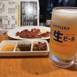 焼肉やっちゃん - 生ビール