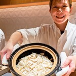 銀座 しのはら - 松茸ご飯。