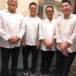 銀座 しのはら - 本日の中心メンバー。見事なチーム(^^♪