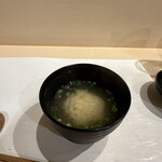 すし あお - 自家製味噌の味噌汁