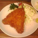 三ちゃん食堂 - アジフライ ３５０円(税込)