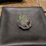 レヴォ - 薪の香りをつけた白海老~海老煎餅とともに