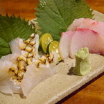 じんじん - 添えてあるのはシークヮーサー