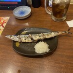 三代目 鳥メロ 広島駅南口店 - 焼き秋刀魚