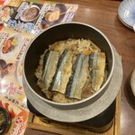 三代目 鳥メロ - サンマの釜飯