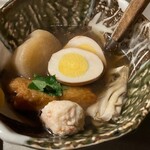 夢舎 - 料理写真:おでんハーフ