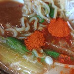 幸楽苑 - 唐辛子投下