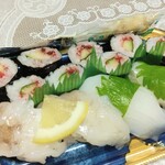 魚力海鮮寿司 - 料理写真:やりいかづくし600円（税込）