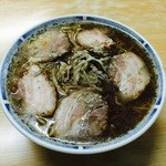 あさひ楼 - チャーシュー麺、普通盛で十分。