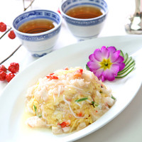 ふわふわ玉子の蟹肉あんかけ