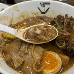 麺家 神明 - 玉ねぎ　