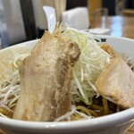 麺家 神明 - トッピング　豚バラチャーシュー