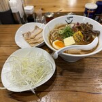 麺家 神明 - 【秋の季節限定】　トッピングあり
きのこ3種揚げとバターソテーのクリーミー味噌ラーメン