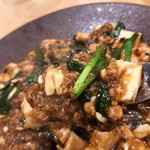 舞鶴麺飯店 - うーん、こりゃ凄いわ。
      杏仁荘と双璧の麻婆豆腐。