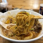 麺家 神明 - 中太麺