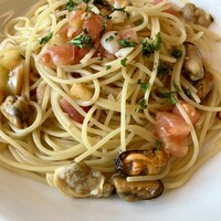 PIZZERIA347 by il pinolo - 本日のパスタ　ムール貝とアサリのボンゴレビアンコ