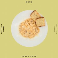 トリュフ風味のカルボナーラ