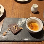 ビストロ クプレ - ガトーショコラ　クレームブリュレ