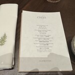 CYCLE by Mauro Colagreco - メニュー