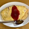 松屋食堂 - ケチャップ少なめのオムライス。これがベスト。