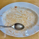 松屋食堂 - しあわせな満腹感で、フィニッシュを迎える。