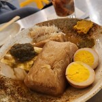 なにわ おでん - ちくわぶ、玉子、豆腐、大根、しらたき