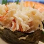 回転寿し トリトン - タラバガニ軍艦。