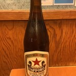 海鮮もんじゃ 片岡 - 瓶ビールは赤星  サッポロラガービールをご用意しております。