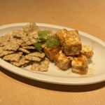 YEBISU BAR グランスタ八重北店 - #クリームチーズの山葵味噌和え&山葵クラッカー