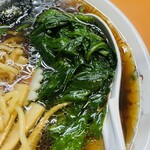 青島食堂 - シャキシャキの茹でほうれん草