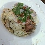 ビストロ ムッシュ - 再・魚介のジェノベーゼスパゲティー