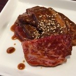 和牛焼肉 牛のよだれ - 2014.11.13炭火焼焼肉ランチ1200円(税込)