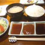 レストラン樹 - ディナーセット：ご飯・味噌汁・サラダ 