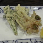 手打うどん すみた - 「再訪」天ぷら3点セット