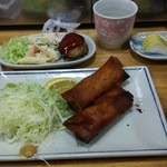 好 - 春巻きランチ。全品入りきれない。