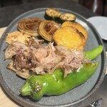 みつや - 鉄板野菜盛り合わせ