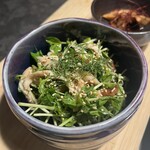 みつや - 梅紫蘇豆苗和え