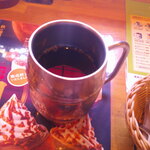 珈琲所コメダ珈琲店 - まんぷくプレート ヒレカツ ＆ モーニングサービス 山食パン（トースト） バター 手作りたまごペースト ＆ アイスコーヒー たっぷりサイズ 氷抜き✖️2 ＆ 純栗ぃむ （セット）