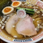 麺道 ひとひら - 純煮干し中華そば　醤油　味玉