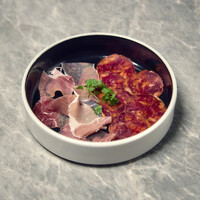 サラミと生ハム