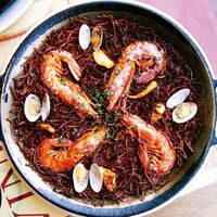 魚介のフィデウア（パスタのパエリャ） （1人前）