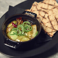 ポロ葱のハラペーニョアヒージョ