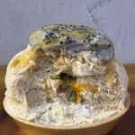 冬夏青々 - 黒ごま味噌かぼちゃかき氷