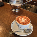 コーヒーハウス ニシヤ - カプチーノ（500円）